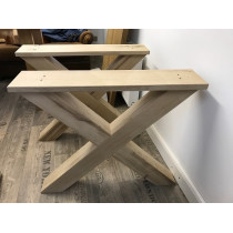 2 Stück Eichenkreuze, Tischbein, Tischgestell, Tischkreuz, Kufengestell, Eiche, naturbelassen, 72x78 cm 2 Stück Eichenkreuze, Tischbein, Tischgestell, Tischkreuz, Kufengestell, Eiche, naturbelassen, 72x78 cm